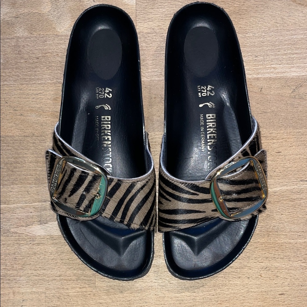 Birkenstock Madrid Sandals - Zebra - Pony Hair 11.5 US - Picture 4 of 17